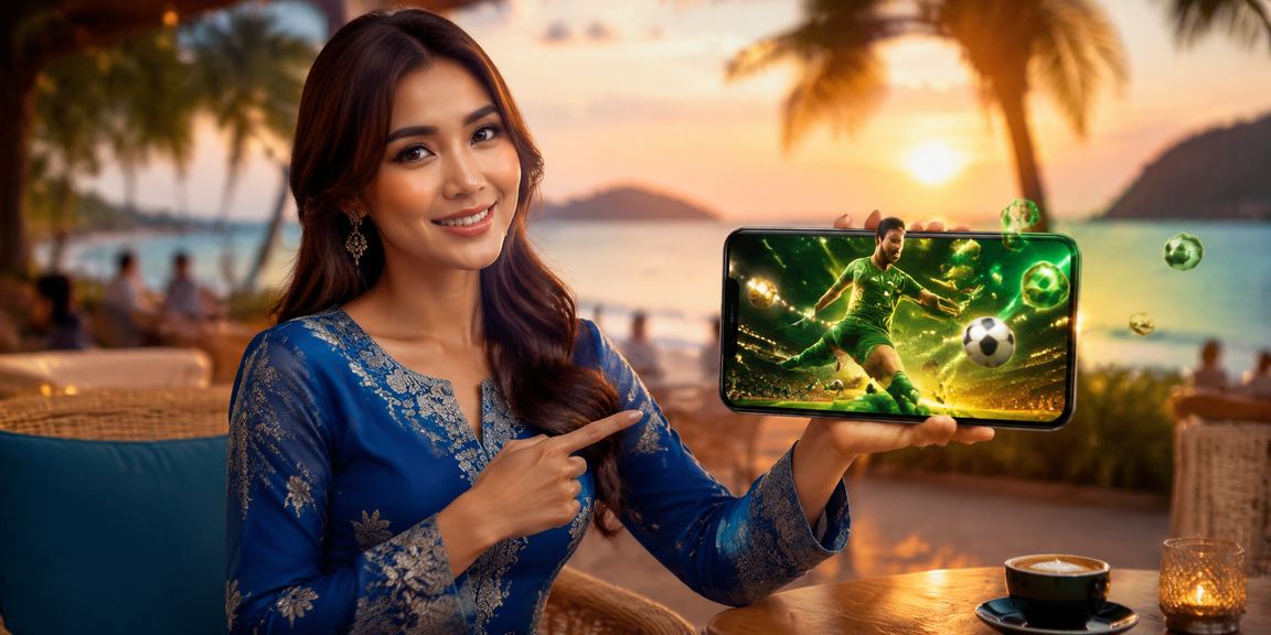 Pengguna berbaju kurung di Langkawi membuat deposit untuk bermain permainan meja di platform 51a