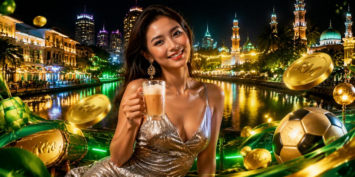 Meja baccarat dan blackjack di kasino Melaka dalam suasana merah elektrik